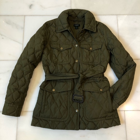 J. Crew Factory Jackets & Blazers - Olive Puffer Jacket